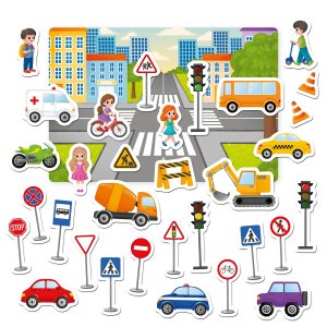 Магнитная игра Правила дорожного движения