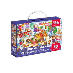 Пазл   80 Виммельбух Супермаркет