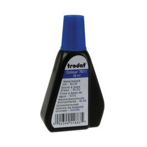 Штемпельная краска 28мл Trodat Синяя 7011с
