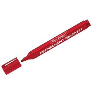 Маркер перм 3мм Красный пулевидный BMc_15203