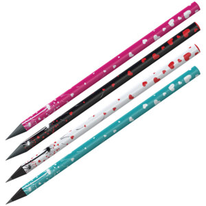 Карандаш ч/г HB Riddle XS черное дерево асс BP01135