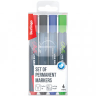 Набор маркеров перм 4цв 3мм MultiLine PE300 пулевидный BMc_36409