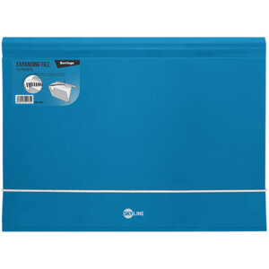Папка А4 Skyline 13 отд 700мкм на резинке Синяя ANp_04201_b