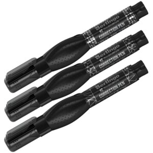 Корректор ручка  8мл Double Black металл наконечник KR_08005