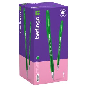 Ручка шар 0,7мм Зеленая H-30  KS2918