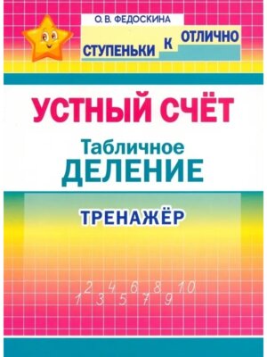 *Устный счет  2-4 Табличное деление