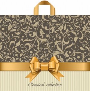 Пакет полиэтиленовый Бежевый узор н00128915