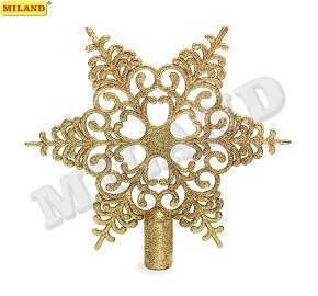 Верхушка на ёлку Новогодняя звезда 20см 1шт НУ-8358