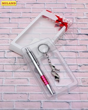 Набор подарочный 2 в 1 Самой красивой ручка и брелок ПН-2559