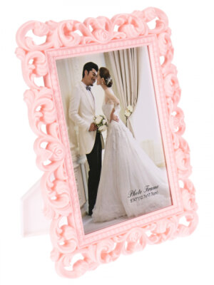 Фоторамка Моменты радости, розовая 13х18 см ФР-7332
