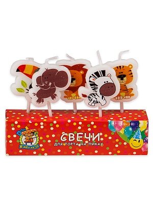 Свечи для торта Зоопарк С-6022