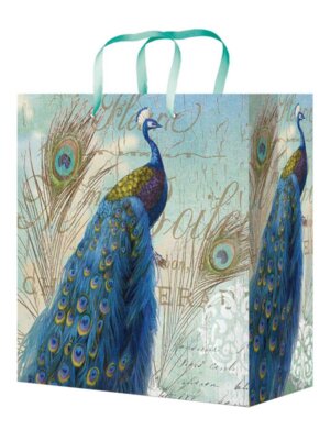 Бумажный пакет 26,4x32,7x8  Павлин ПКП-4292