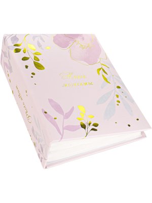 Фотоальбом на 100 фото 10*15 50л с фольг тисн Нежность 11.5 x17.5см ФР-1260