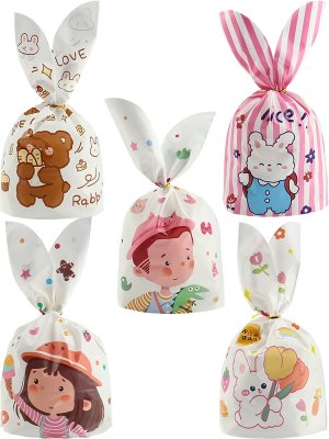 Полиэтиленовый пакет Дружная компания 5 дизайнов 35 шт ППК-7657