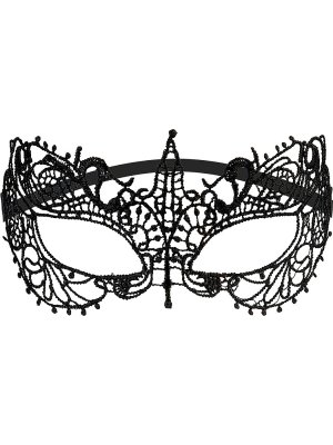 Маска карнавальная Венецианка чёрная КРК-2946