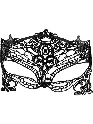 Маска карнавальная Кружево чёрная КРК-2949