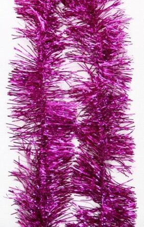 Мишура Розовая из ПЭТ 12x200см 75758