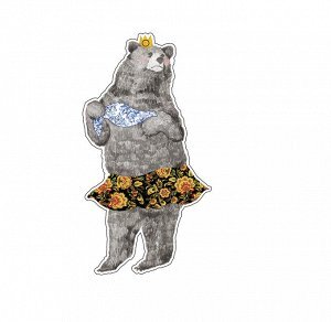 Ароматизатор Медведица подвесной бумажный Ваниль 77148