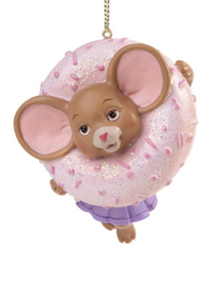 Новогоднее подвесное украшение Мышонок в Бублике 80077