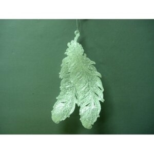 Украшение новогоднее подвесное елочное ПЕРЫШКИ арт