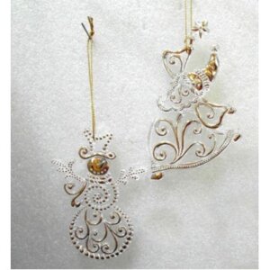 Украшение новогоднее подвесное елочное САНТА И СНЕ 42057