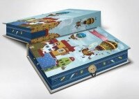 Коробка подарочная ДИРИЖАБЛИ В ЛЕТО S арт.42374  из мелованного, ламинированного, негофрированного к