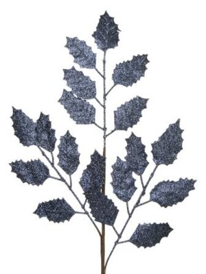 Интерьерное украшение Ветка Клён в синем из ПВХ 75x15x1см 82236