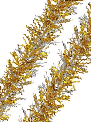 Мишура из ПЭТ серебряный микс 9x200см 76721