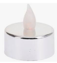 Светильник декоративный электронная свеча LED Уют Серебро корп из пластмассы полиропил 87283