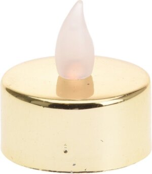 Светильник декоративный электронная свеча LED Уют Золото корп из пластмассы 87274