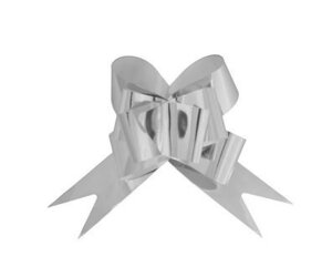 Затягивающийся декоративный бант из полиэтилентерефталата  с полипропиленовым ламинированием, для оф