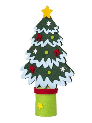 Новогоднее украшение Ёлка из полиэстер арт 80145