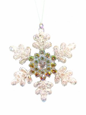 Новогоднее подвесное елочное украшение Великолепие (полистирол, полиэстер) / 11.5*1.4*14см арт.86836