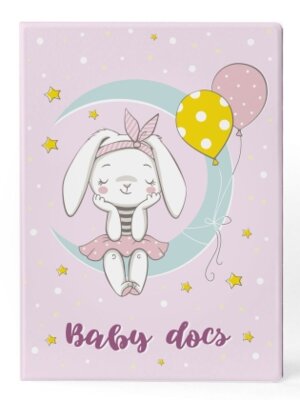 Папка органайзер 23×31,5х0,4см Зайка для документов из лист полипропилена 84530