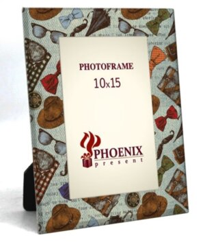 Фоторамка декоративная Хипстер из стекла 10x15см 16x20см 76935