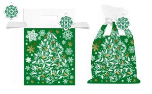 Мешочек из нетканого материала полипропилен с полиэстеровой лентой 0,2*40*56см 89571