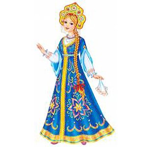 0-25-050 Плакат фигурный Варвара краса длинная коса