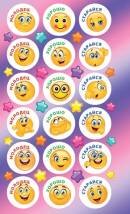 0-11-409 Наклейка оценка Смайлики