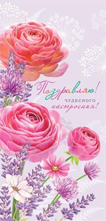 2-16-2578 Конверт Поздравляю жен