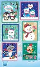 0-11-5207 Наклейка Новогодняя