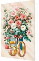 2-01-11062 Открытка С Юбилеем 50 жен