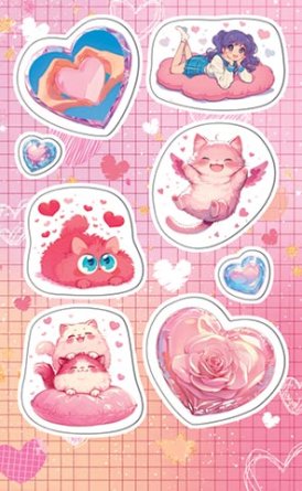 0-11-14165 Наклейки Влюбленность