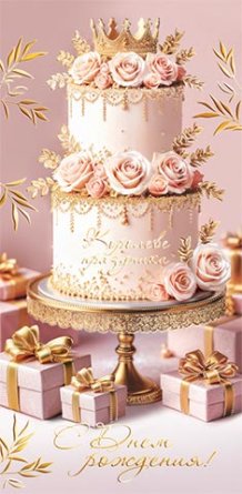 2-17-1888 Конверт С Днем рождения жен