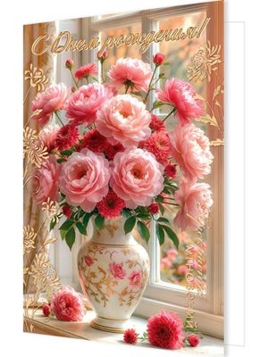 1-46-2670 Открытка С Днем рождения жен