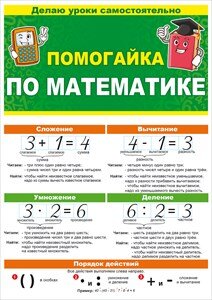 Шпаргалка Помогайка по математике 87.810
