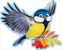 Украшение Синичка с рябиной