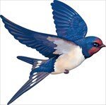 Украшение Ласточка левая