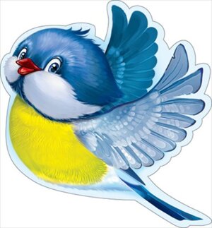 Украшение на скотче Синичка