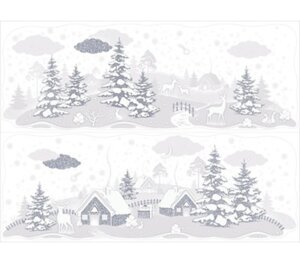 Оформительская наклейка Сказочная деревня 89.014