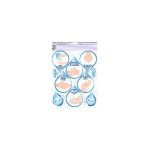 Оформительские наклейки Моем руки правильно